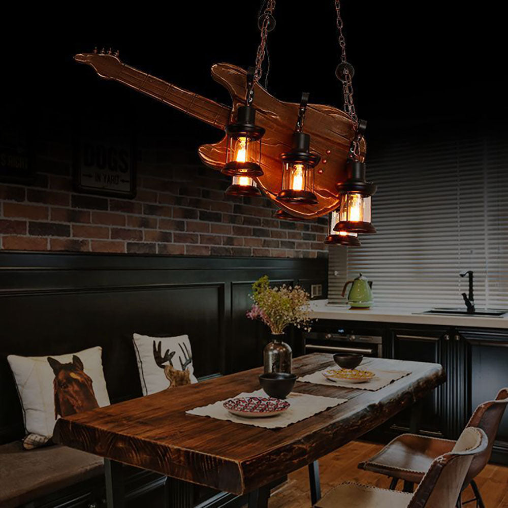 Suspension Vintage Bois Et Métal Marron Pour Chambre Élégante Et Durable