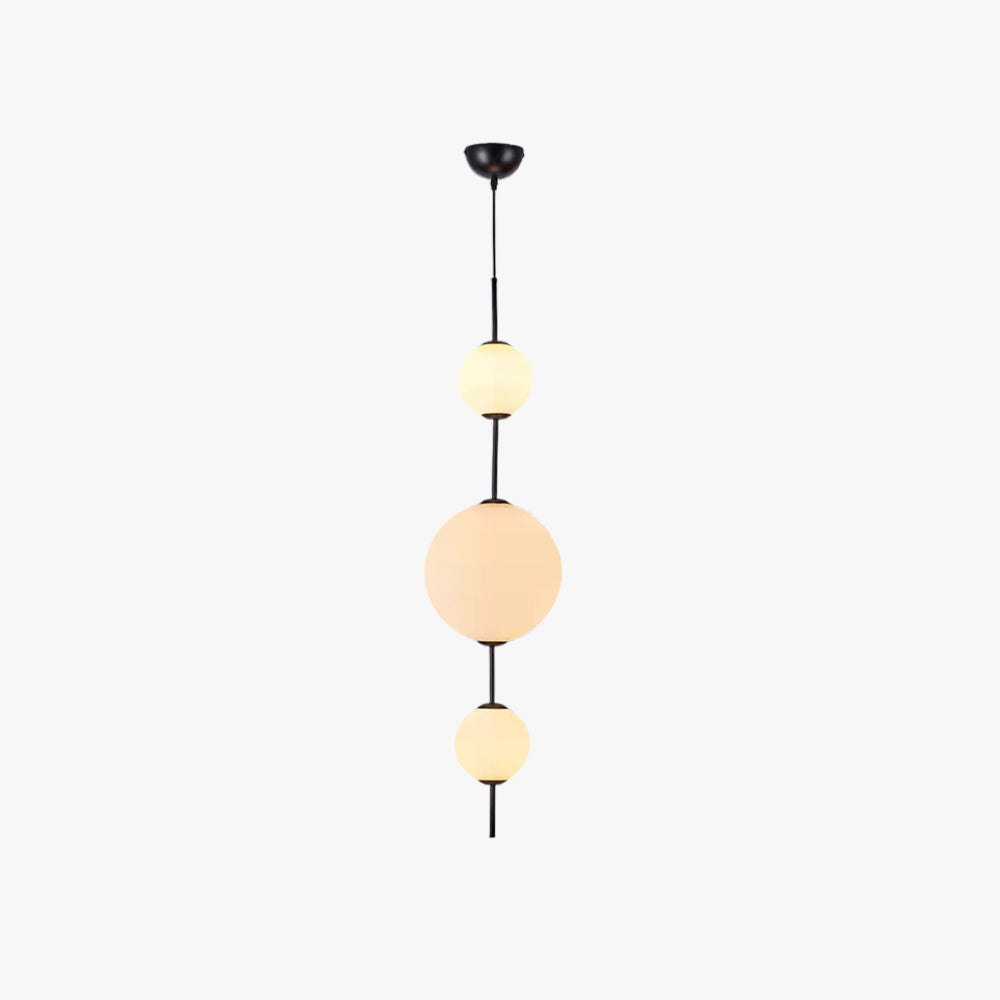 Suspensions Bulle Moderne en Verre et Métal pour Salon et Chambre