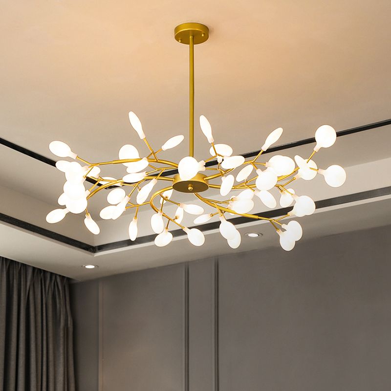 Lustre Suspension Nordique À Branches Pour Chambre Et Salon Ambiance Chaleureuse
