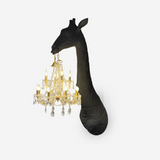 Applique Murale Girafe Artistique Avec Lustre En Cristal
