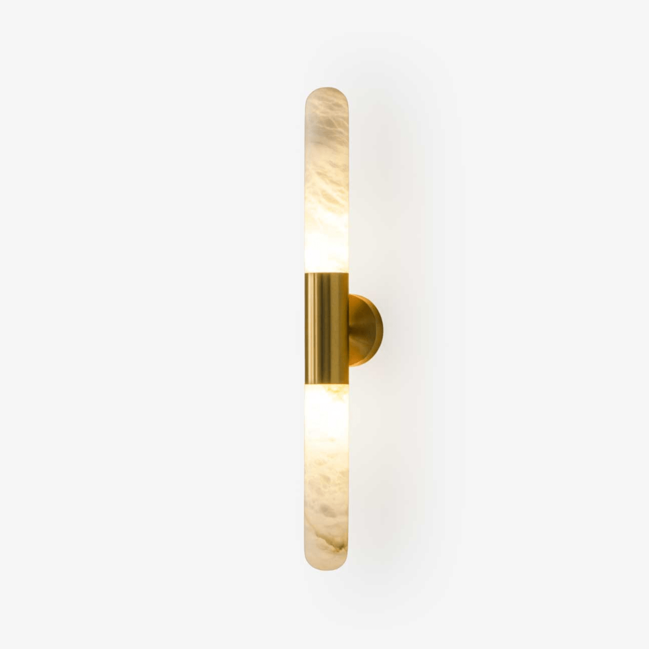 Lampe Murale Cylindrique En Albâtre Avec Éclairage LED Intégré