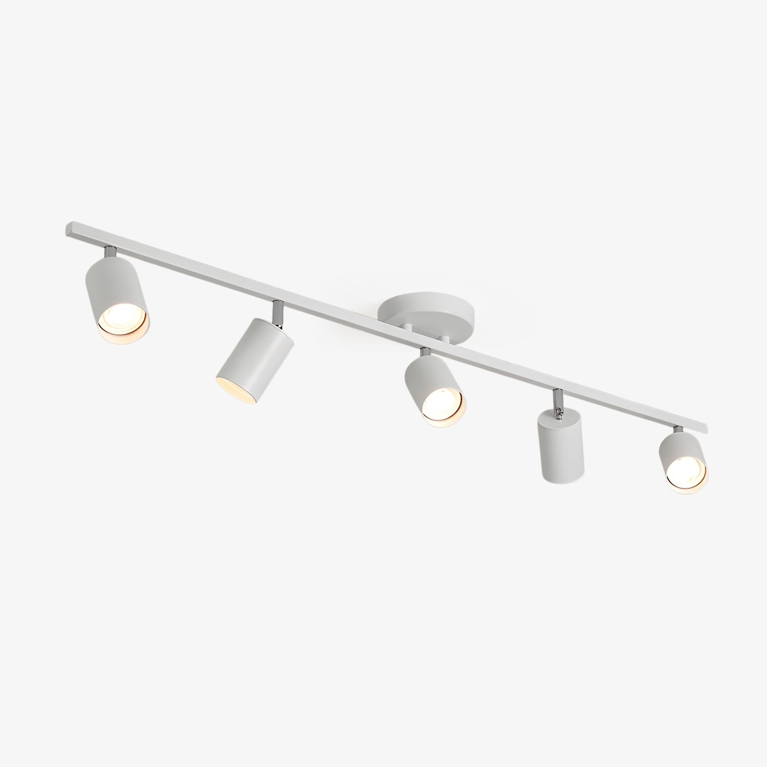 Quadra Plafonnier Contemporain En Aluminium Pour Éclairage Modulable