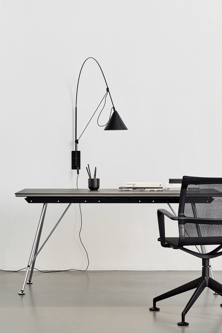 Lampe Murale Arc Conique Minimaliste Pour Lecture Confortable