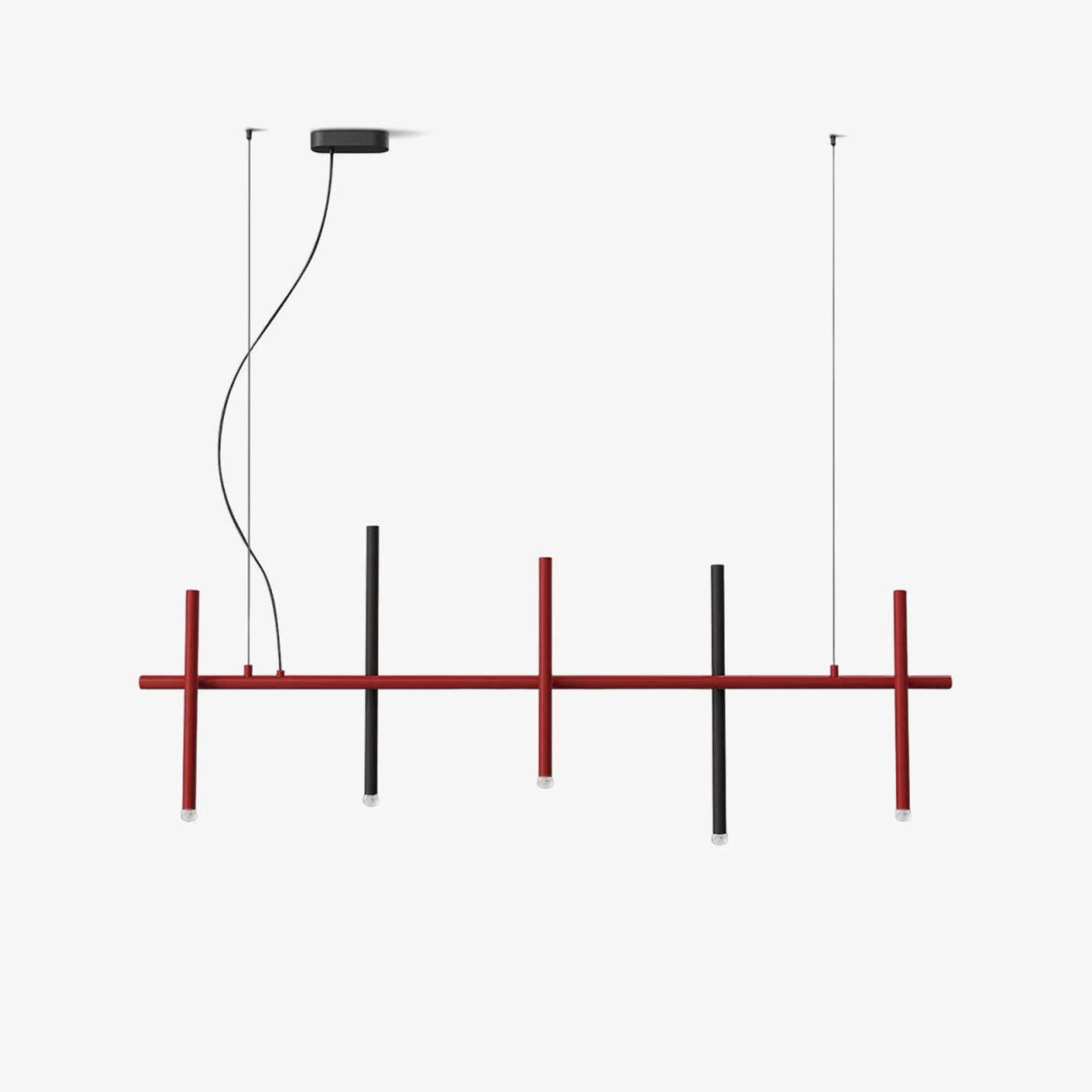 Suspension Moderne En Acrylique Avec LED Intégrée Et Températures Ajustables
