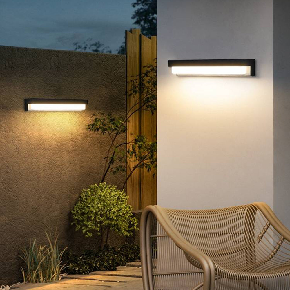 Lampe Linéaire Murale Extérieure Acrylique Haute Densité Étanche