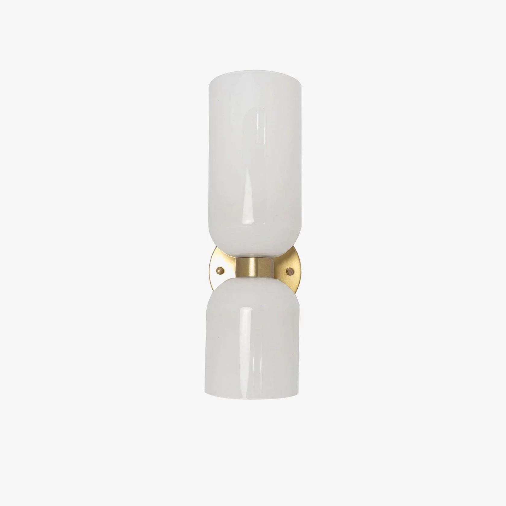 Applique LED Double Têtes Métal Et Verre Pour Chambre Élégante