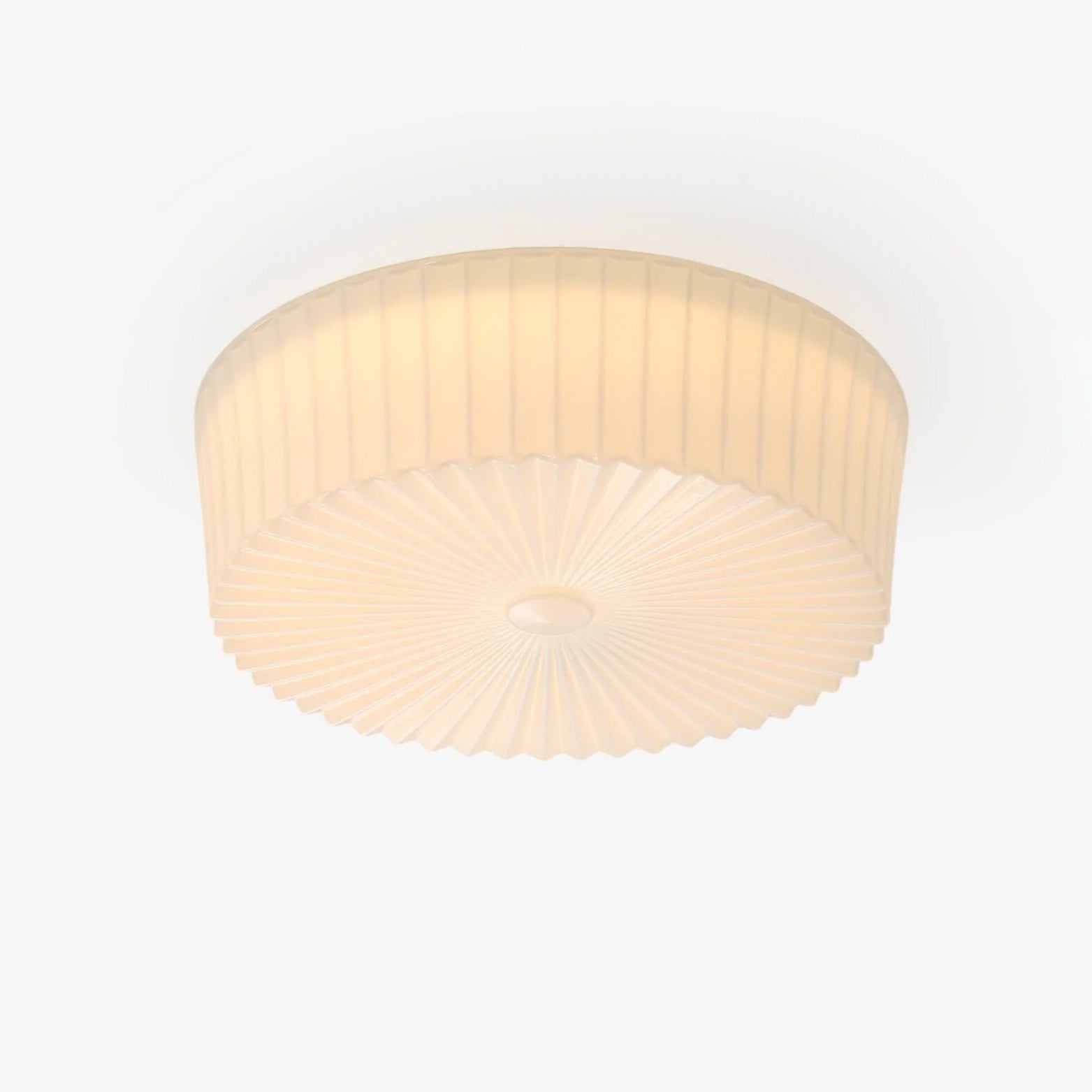 Plafonnier Tambour en Verre Lumière Chaleureuse et Élégance Raffinée