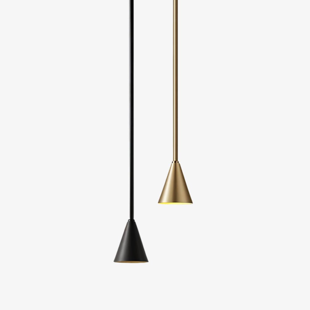 Suspension En Laiton Moderne Éclairage Minimaliste Ampoule LED Pour Plafond