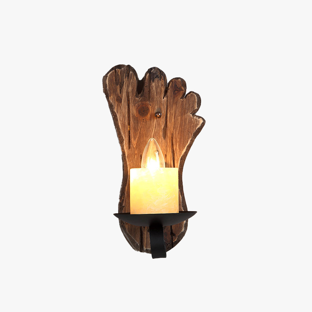 Applique Murale Bois Et Métal Sculpturale Pour Ambiance Chaleureuse
