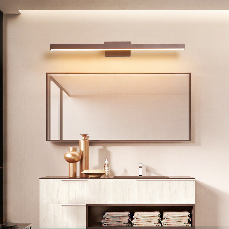 Lampe Murale LED Linéaire Avec Miroir Intégré Pour Salle De Bain