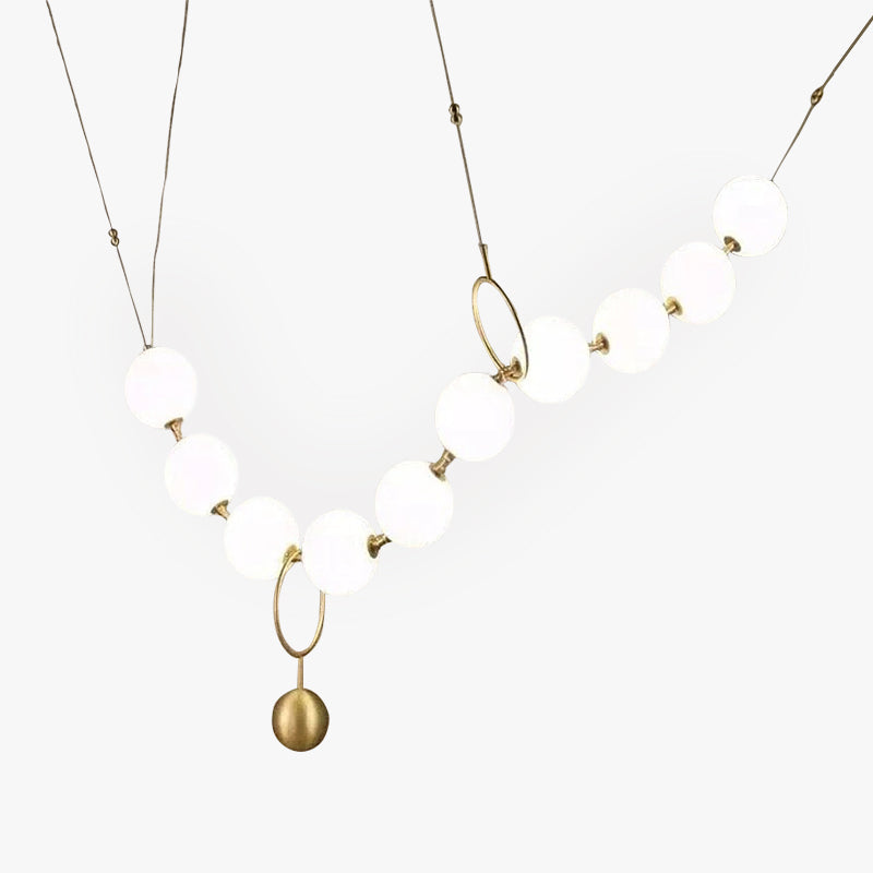 Suspension Lustre Loft Moderne Verre Éclairage Multi Têtes Créatif
