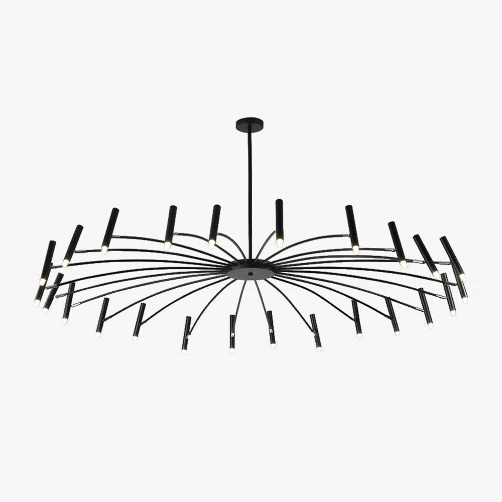 Lustre Moderne Theno Noir et Blanc Éclairage Salon et Salle à Manger