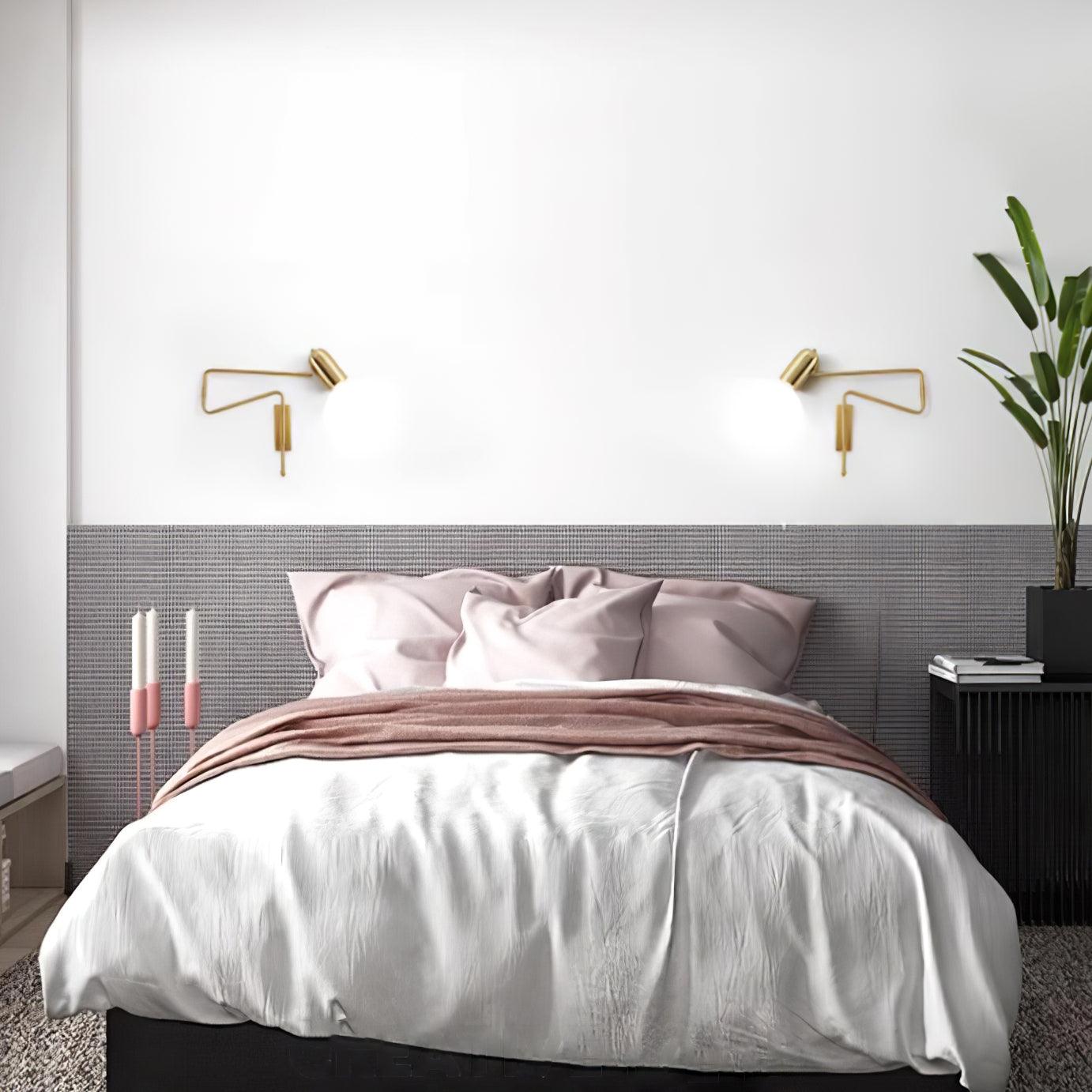 Lampe Murale À Bras Articulé À Prise Pour Éclairage Ciblé