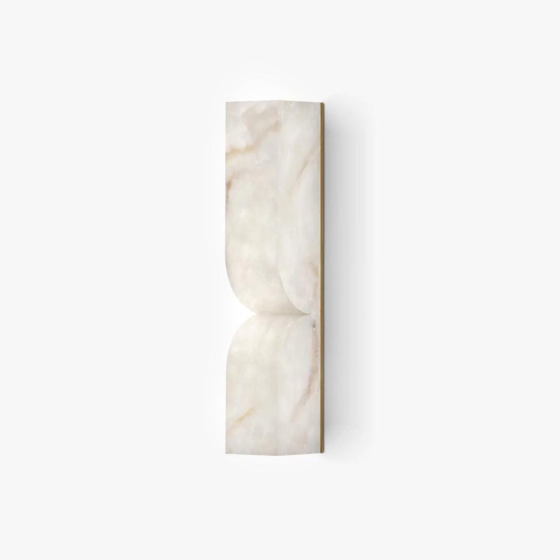 Lampe Murale Rectangulaire en Albâtre Avec Éclairage LED Chaud