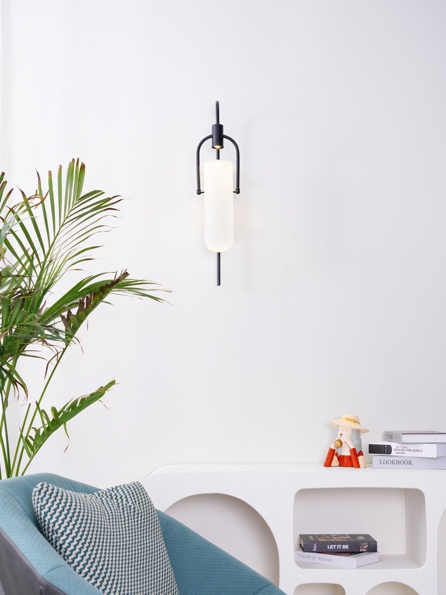 Lampe Murale Arc En Verre Moderne Éclairage Doux Et Uniforme
