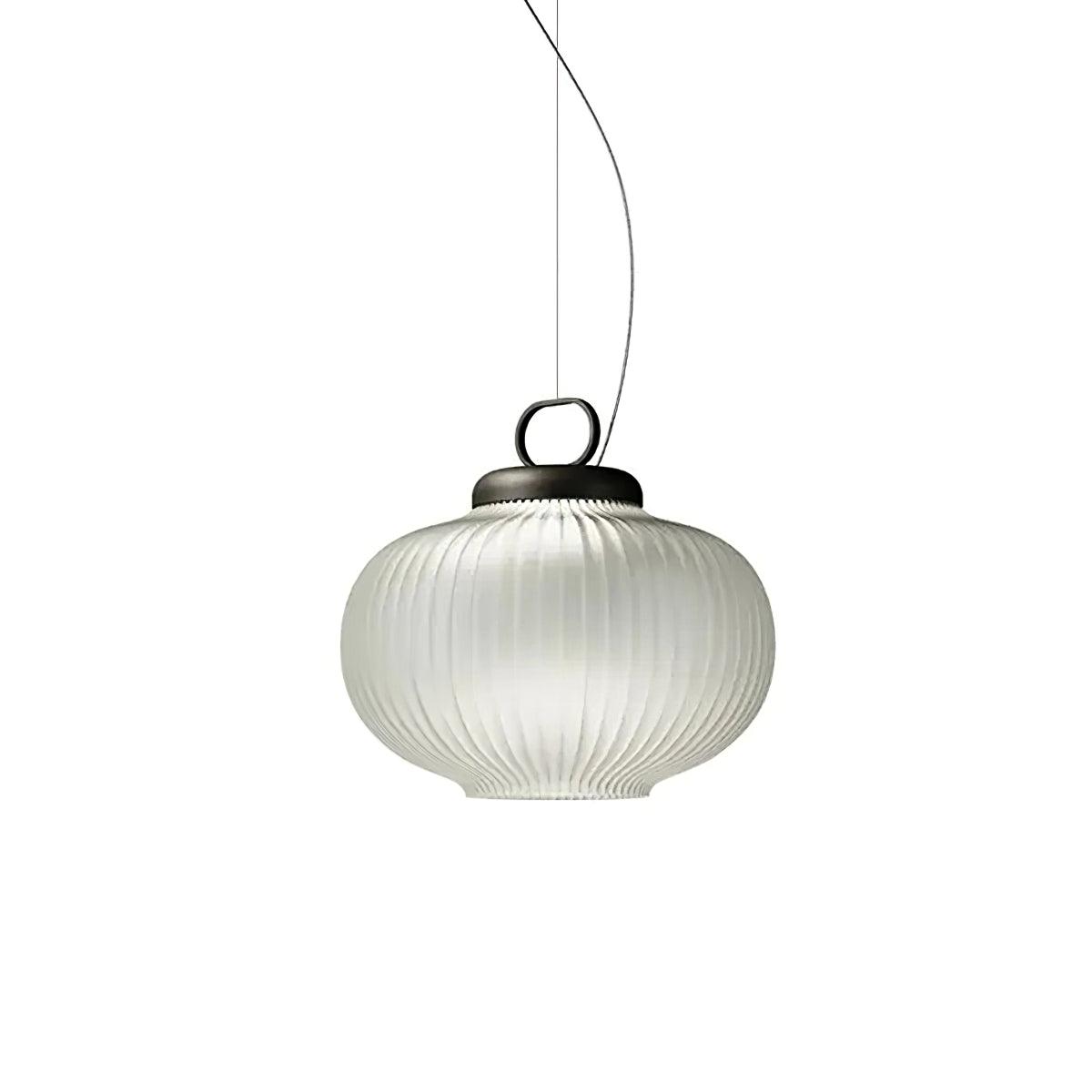 Suspension Moderne Métal Verre Avec LED Intégrée Ambiance Ajustable