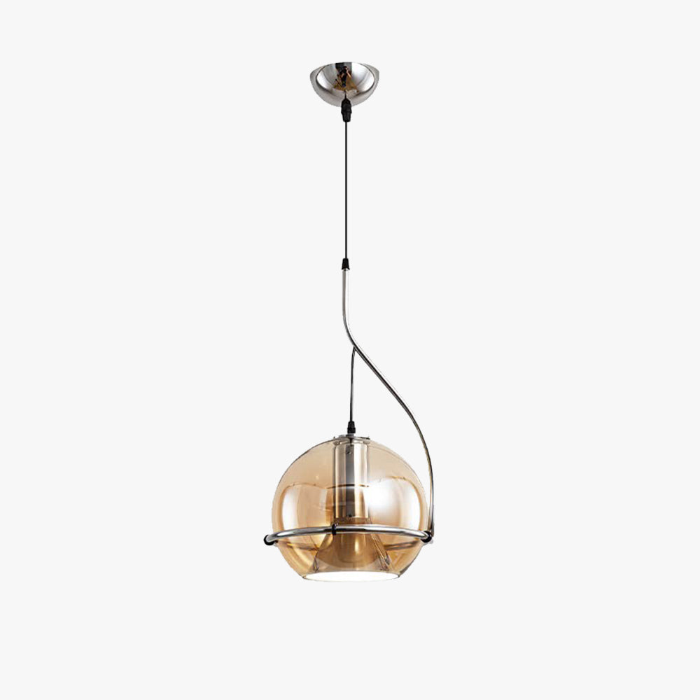 Suspension Verre Vintage Américain Pour Salon Et Chambre Ambiance Élégante