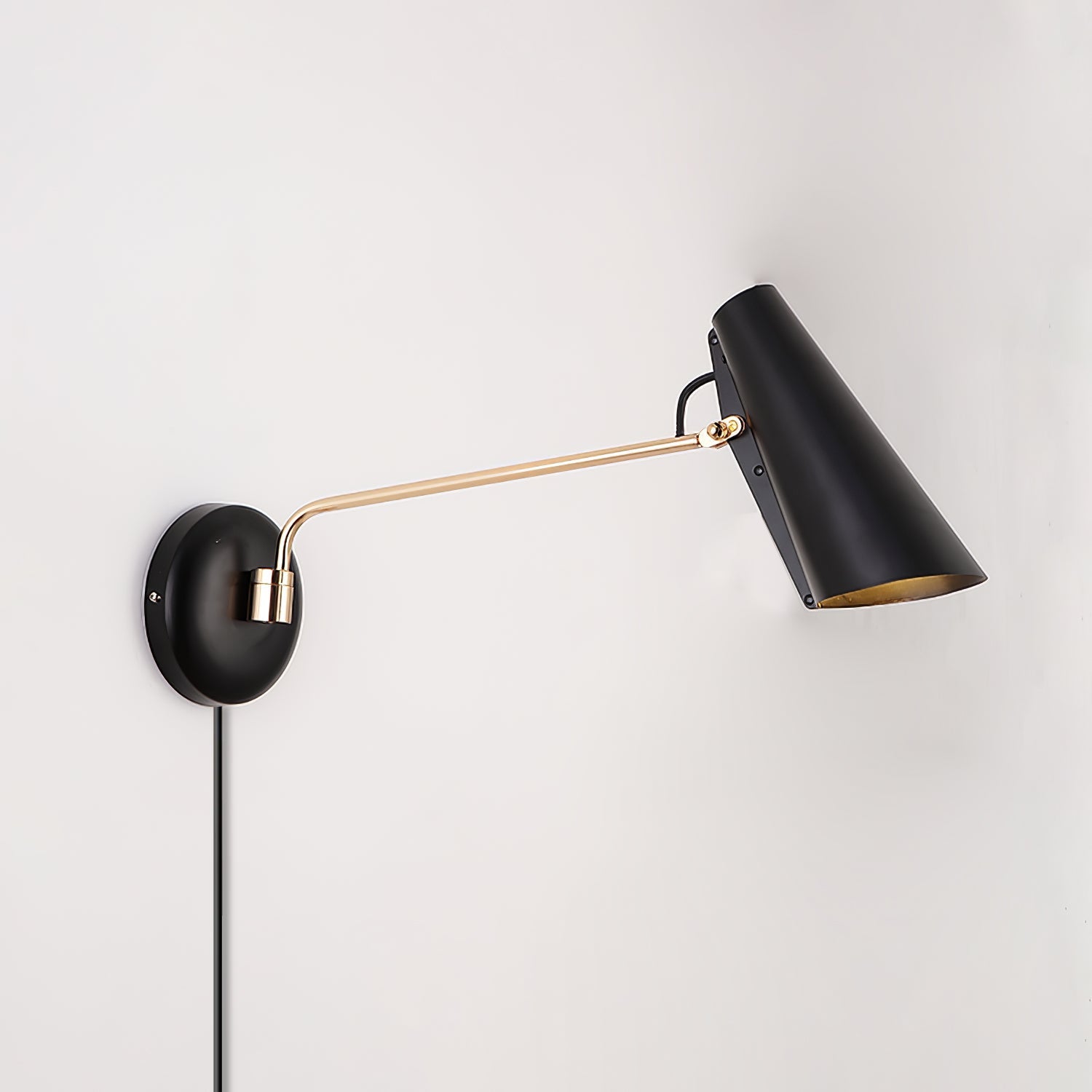 Lampe Murale Plug In Élégante Pour Éclairage Ambiant LED