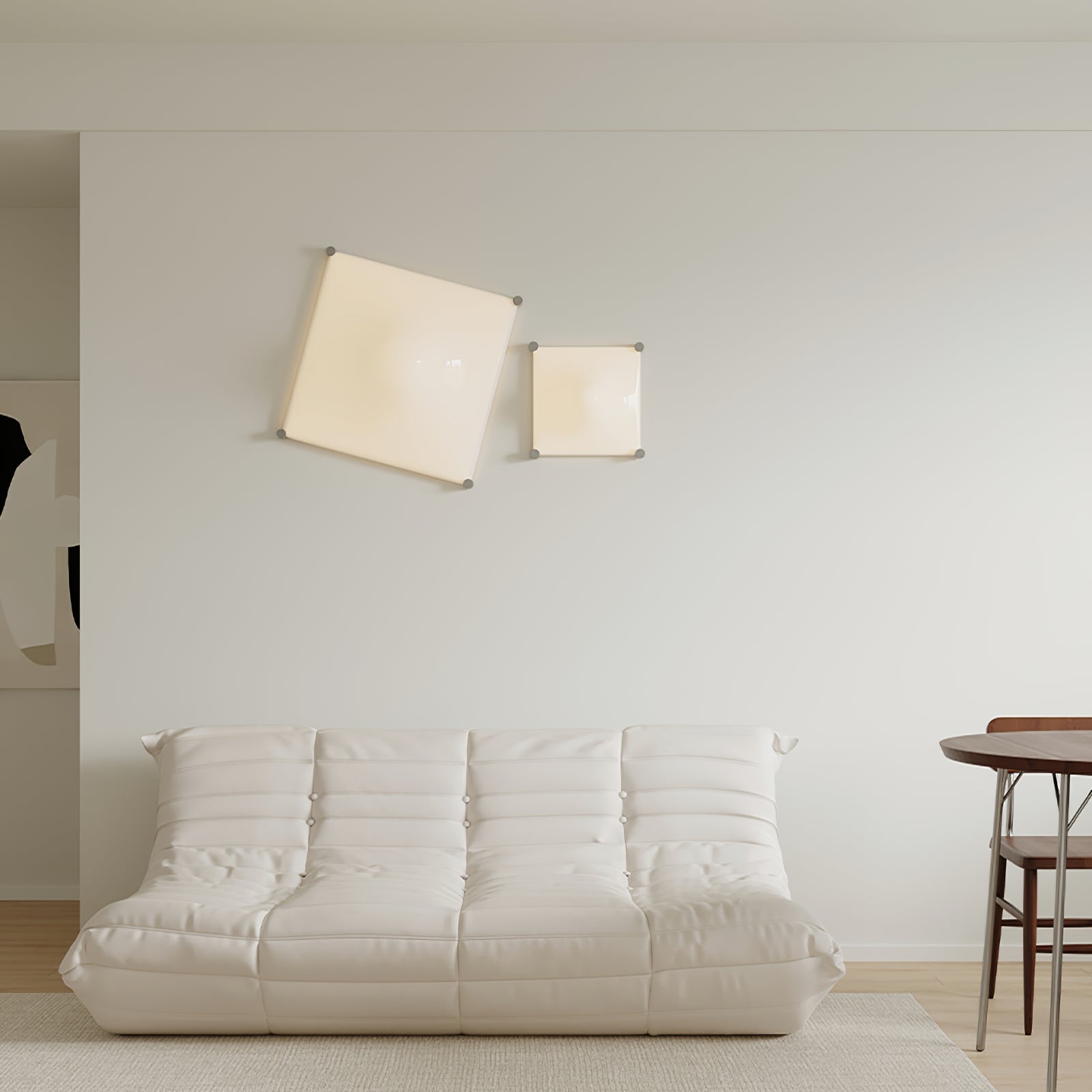Lustre Plafonnier Blanc Doux Pour Une Ambiance Élégante