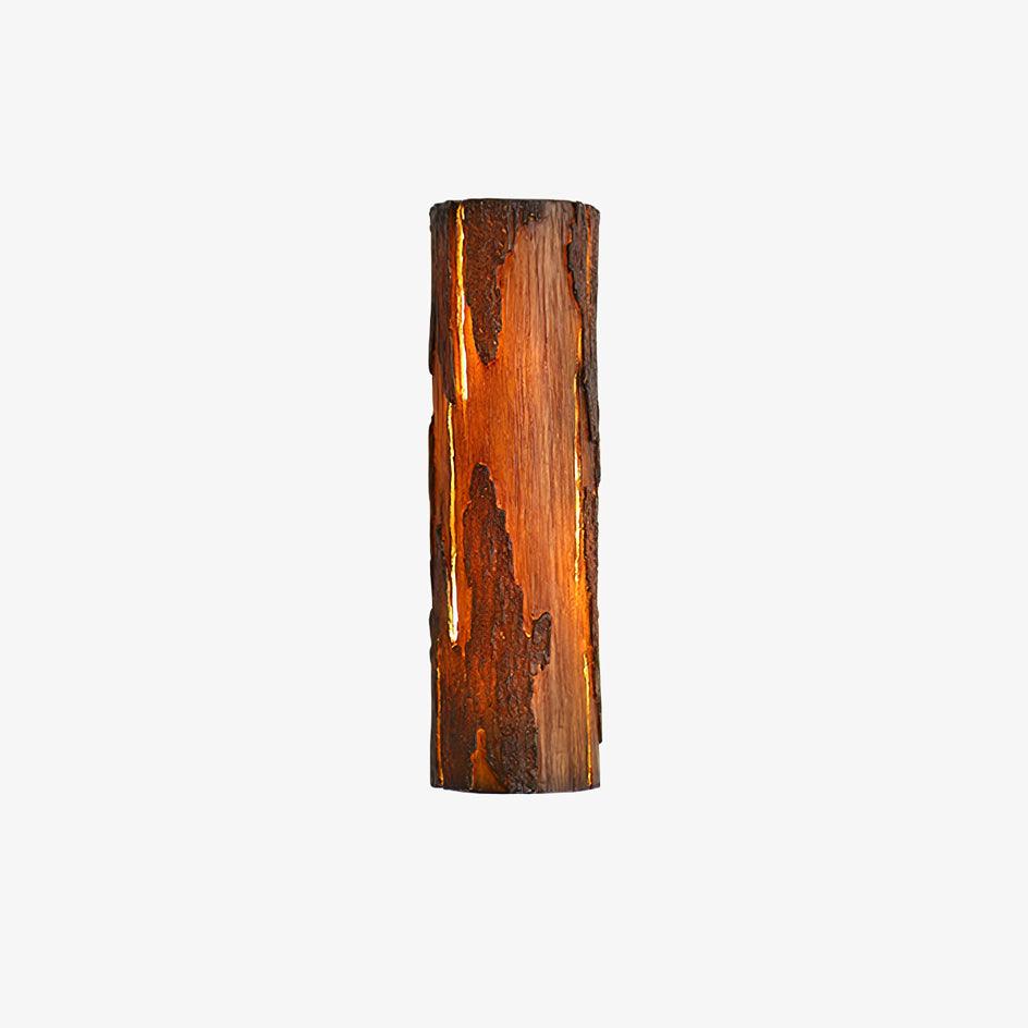 Lampe Murale Effet Écorce Rustique Pour Éclairage Chaleureux
