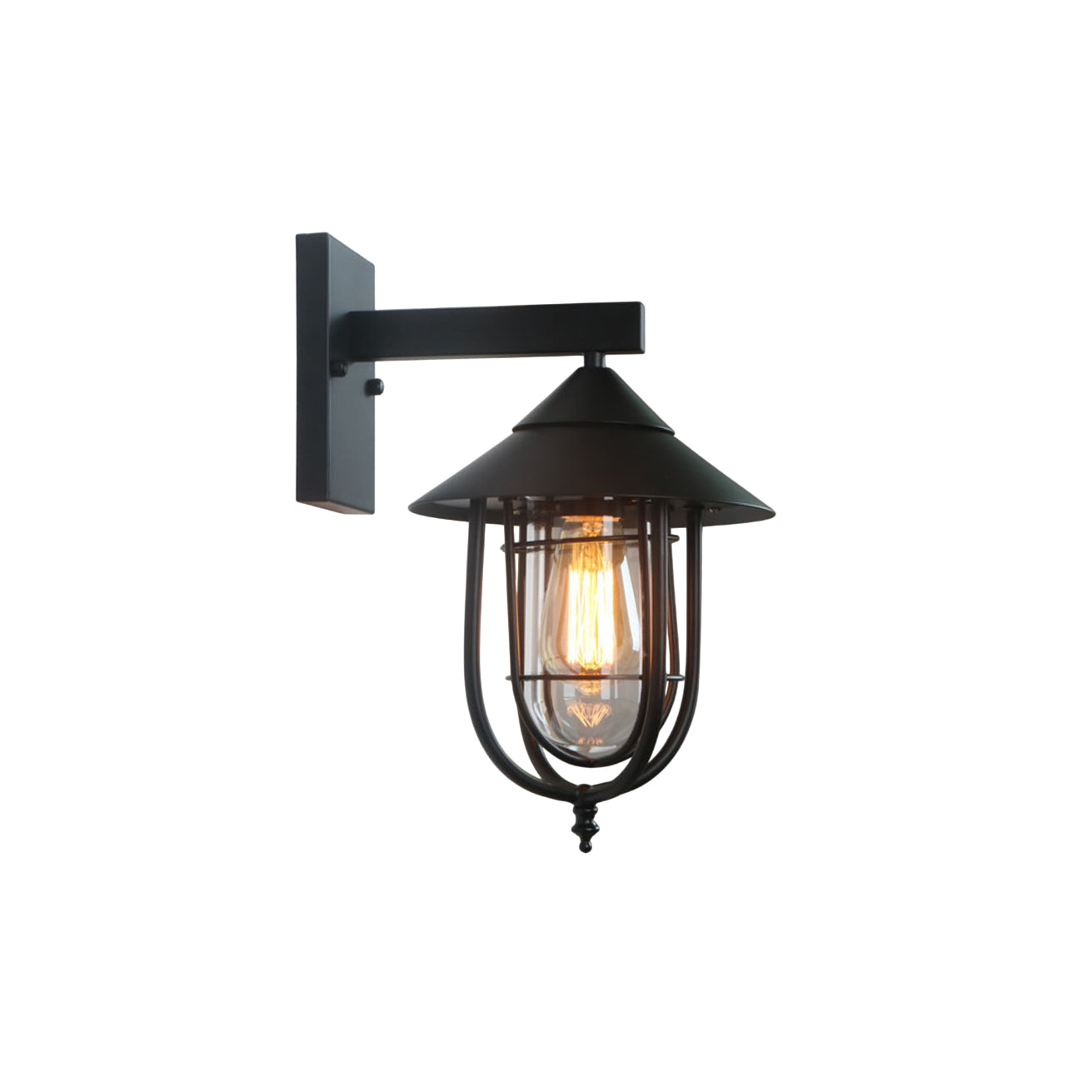Lampe Murale Métal Et Verre Pour Ambiance Vintage Raffinée