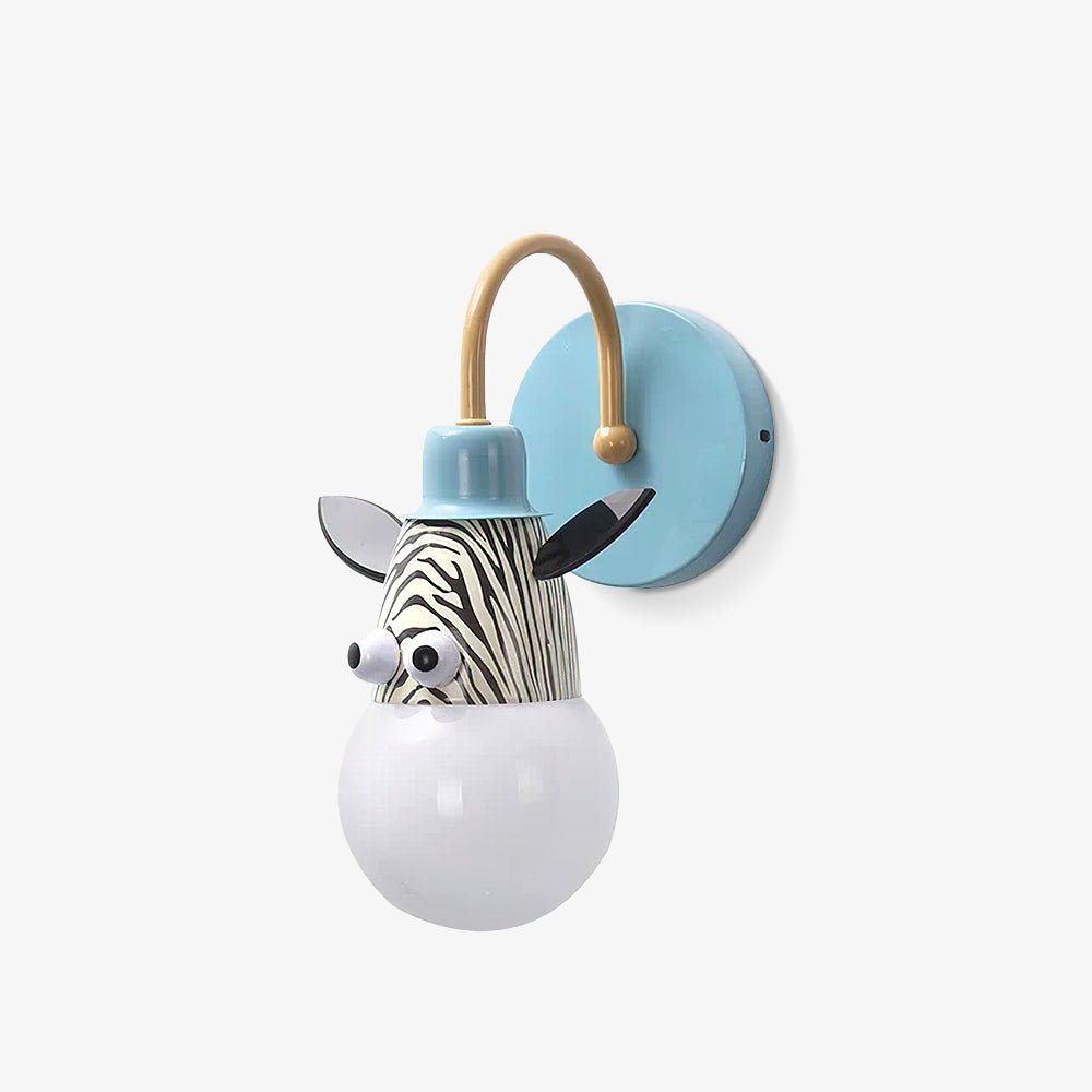 Applique Murale Artistique Et Ludique En Fer Avec Douille LED E27 Moderne