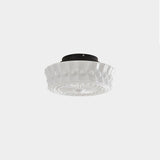 Plafonnier Verre Soufflé Elena Pour Lumière Douce Et Chaleureuse