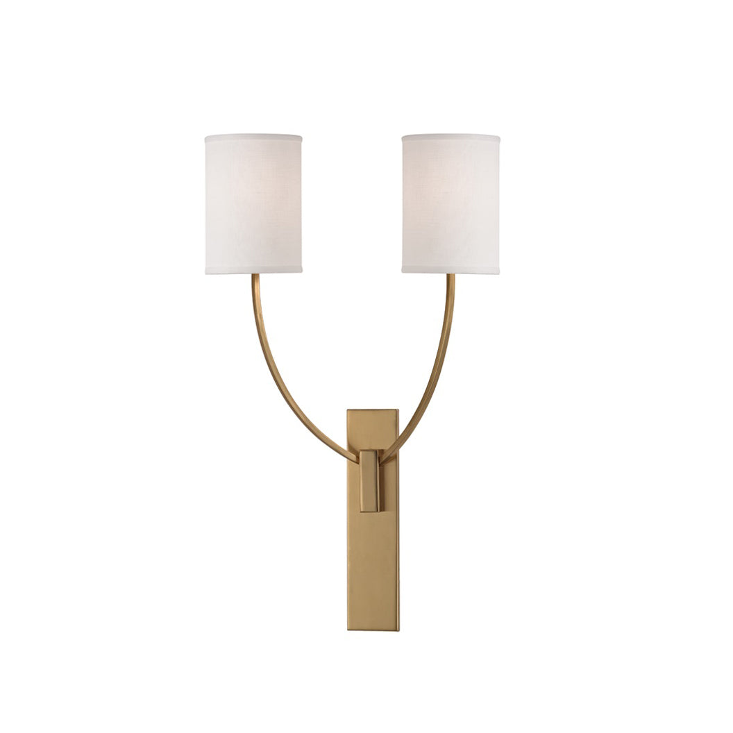 Lampe Murale Moderne En Métal Et Tissu Pour Éclairage Épuré