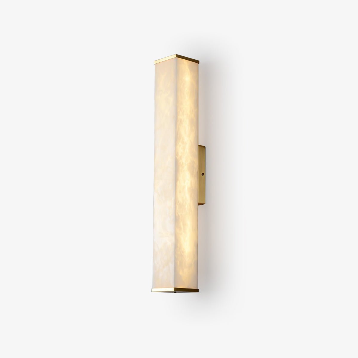 Lampe Murale Linéaire en Albâtre Pour Ambiance Chaleureuse