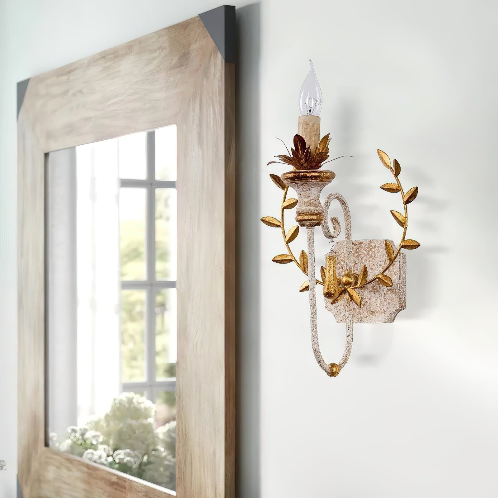 Applique Murale Bois et Métal Design Unique et Polyvalent