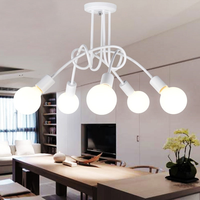 Lustre Linéaire Moderne En Métal Durable Pour Salon