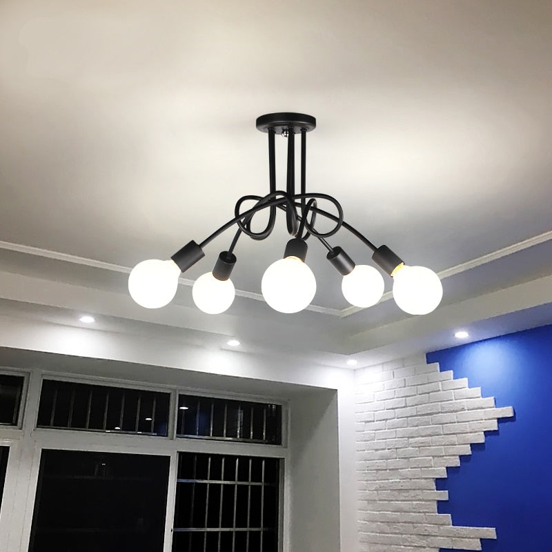 Lustre Linéaire Moderne En Métal Durable Pour Salon