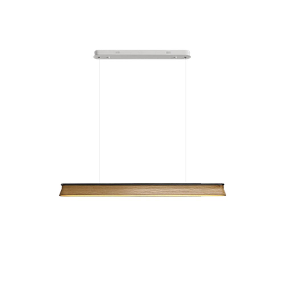 Suspension Lampe Poutre En Bois Minimaliste Pour Ambiance Chaleureuse