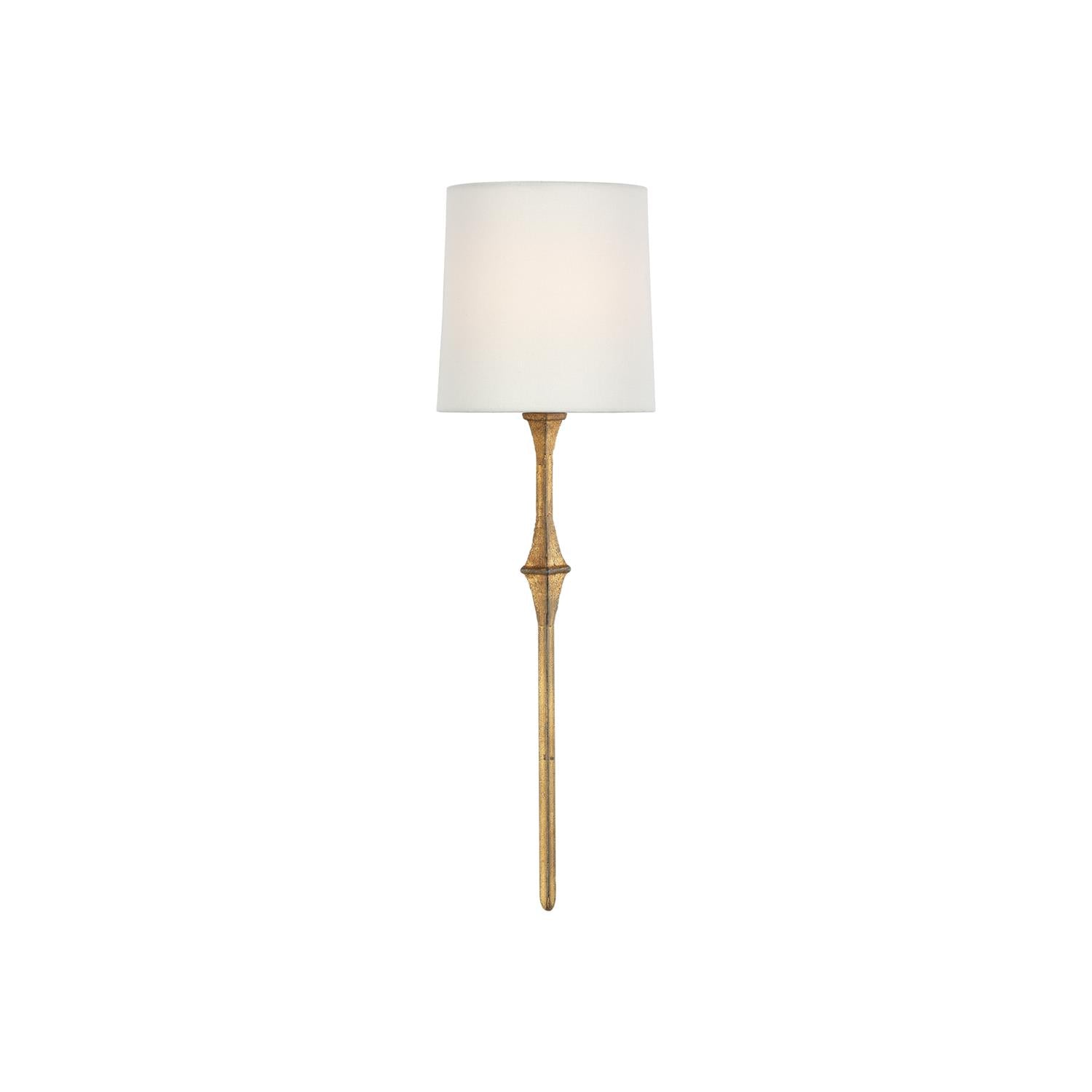 Lampe Murale En Laiton Vintage Ambiance Chaleureuse Avec Abat-Jour Tissu