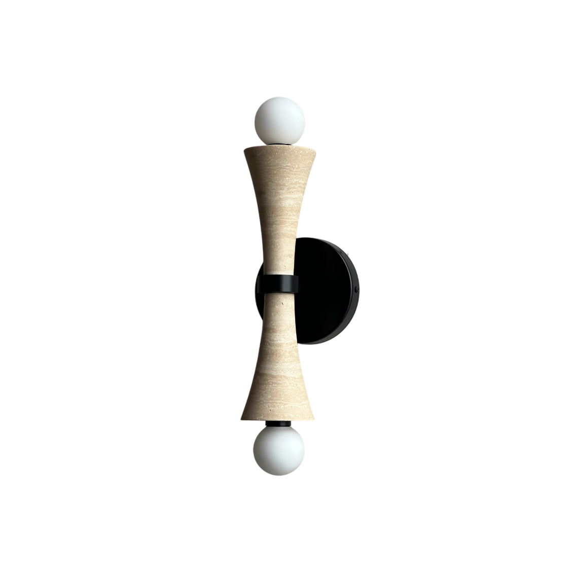 Lampe Murale Minimaliste En Travertin Et Jade Pour Éclairage Chaleureux