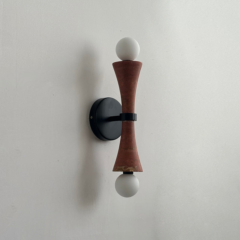 Lampe Murale Minimaliste En Travertin Et Jade Pour Éclairage Chaleureux