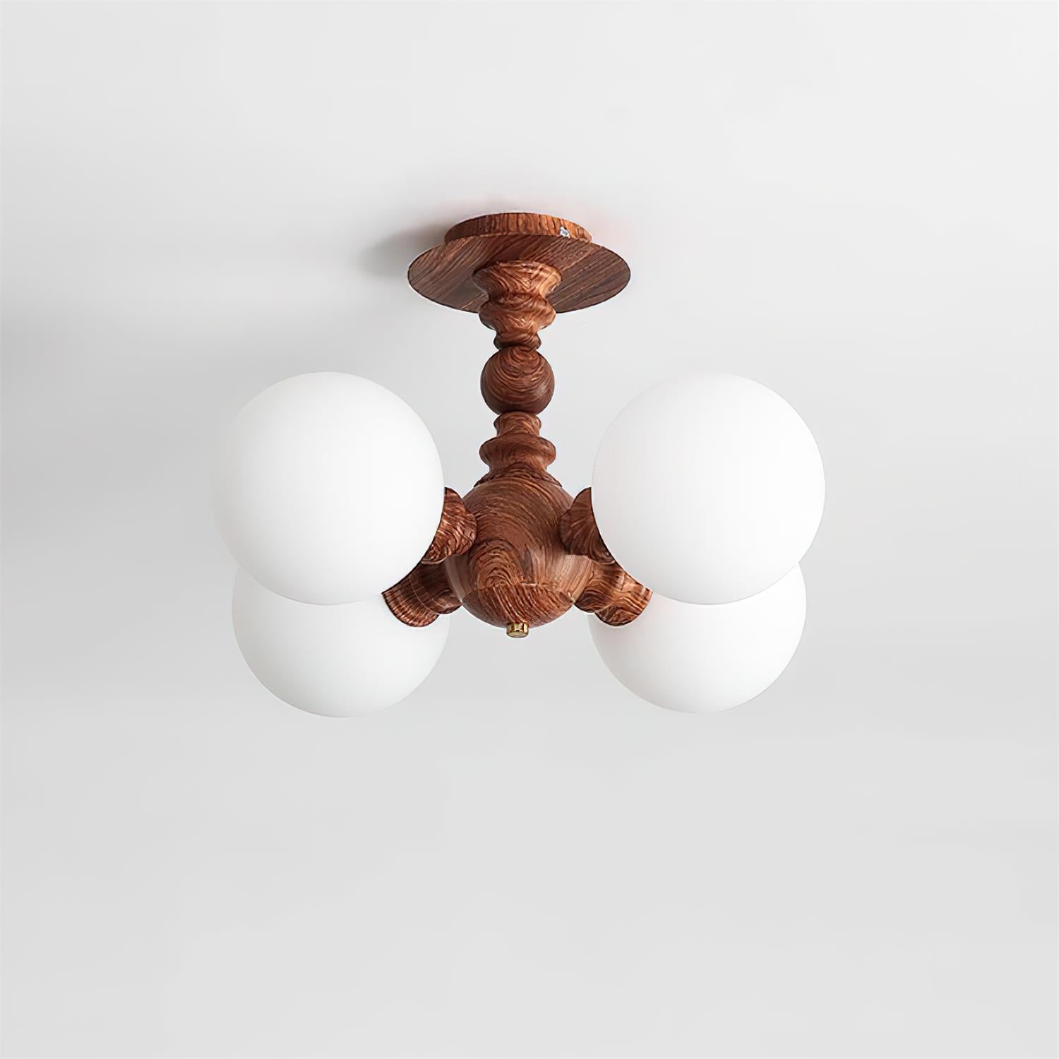 Plafonnier Vintage Métal Et Verre Pour Ambiance Chaleureuse