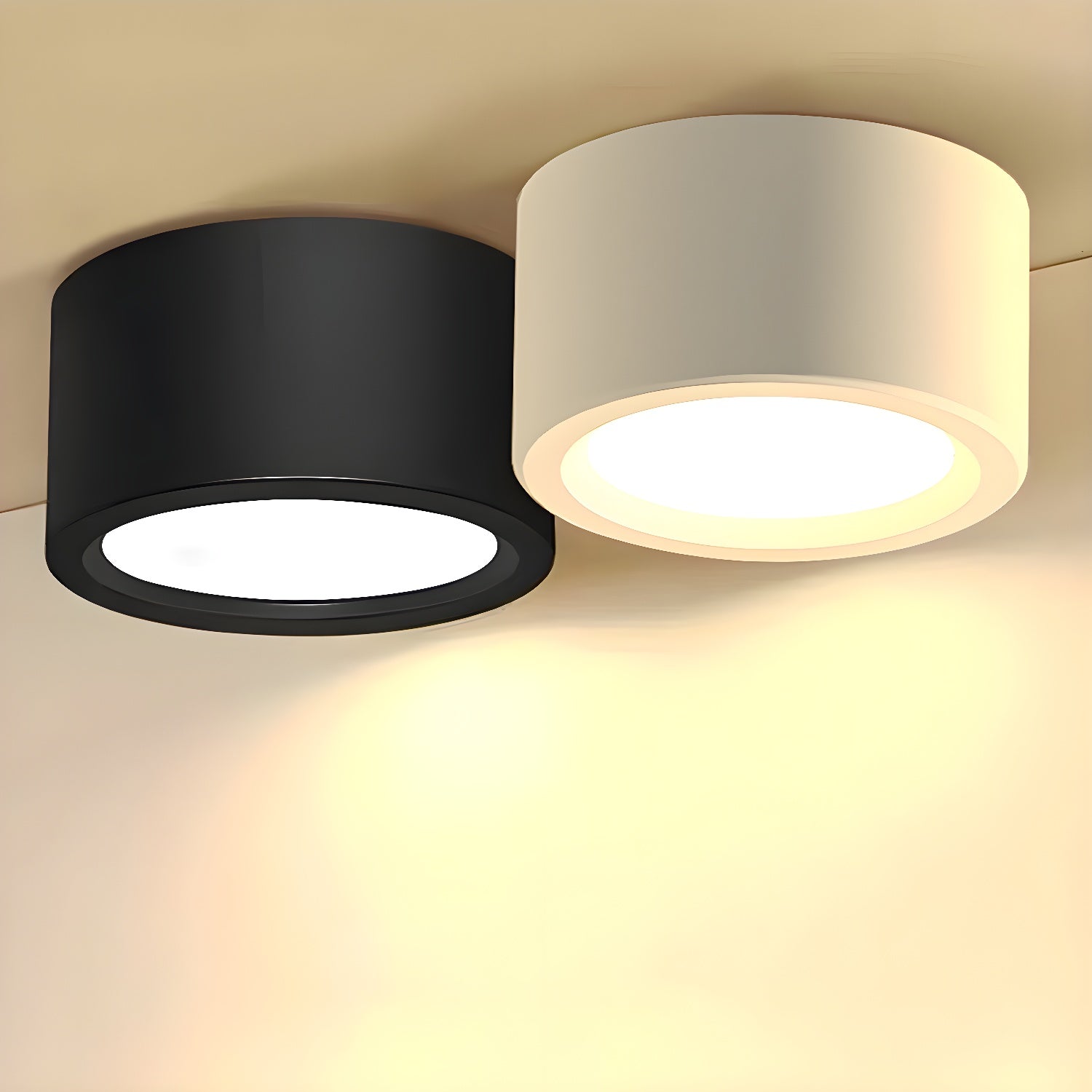 Lampe Plafonnier LED Surface Moderne Température Régable 3000K 6000K