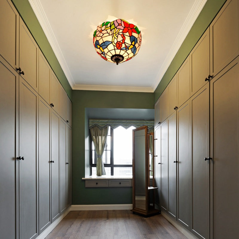 Plafonnier Rustique Métal Et Verre Pour Salon Ambiance Chaleureuse