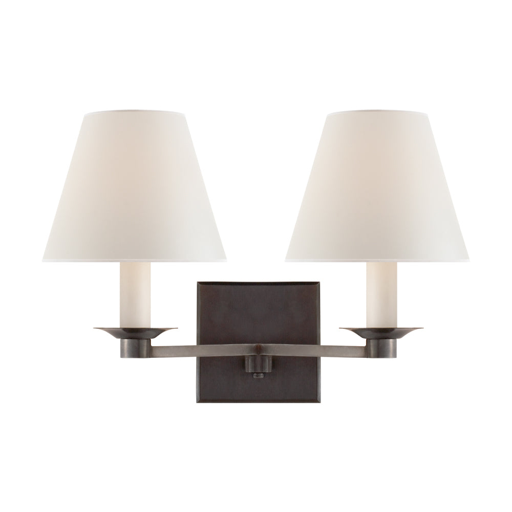 Luminaire Mural Double Bras En Laiton, Éclairage Élégant Et Adaptable