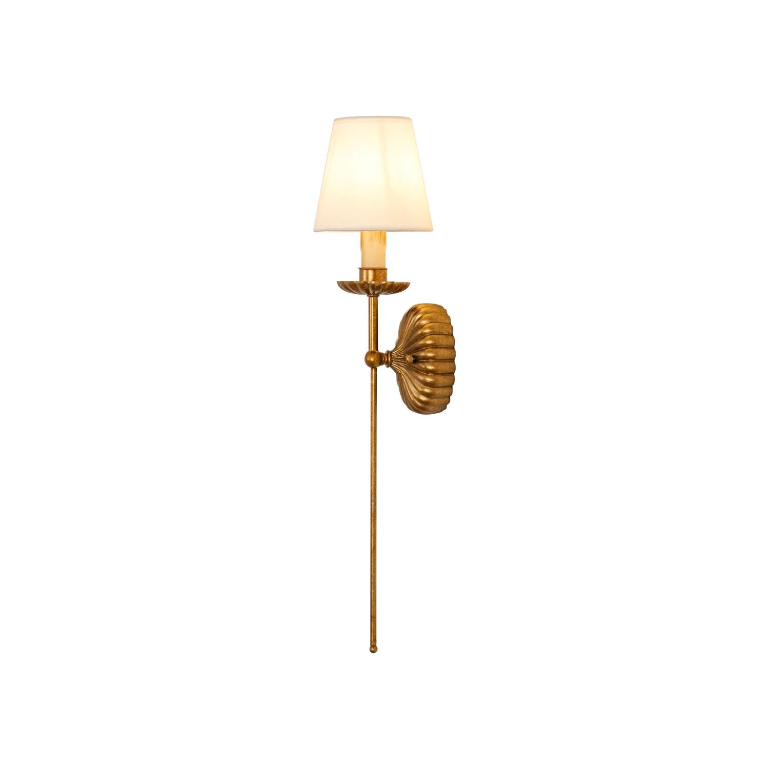 Applique Murale Bougies Or Antique Avec Design Contemporain