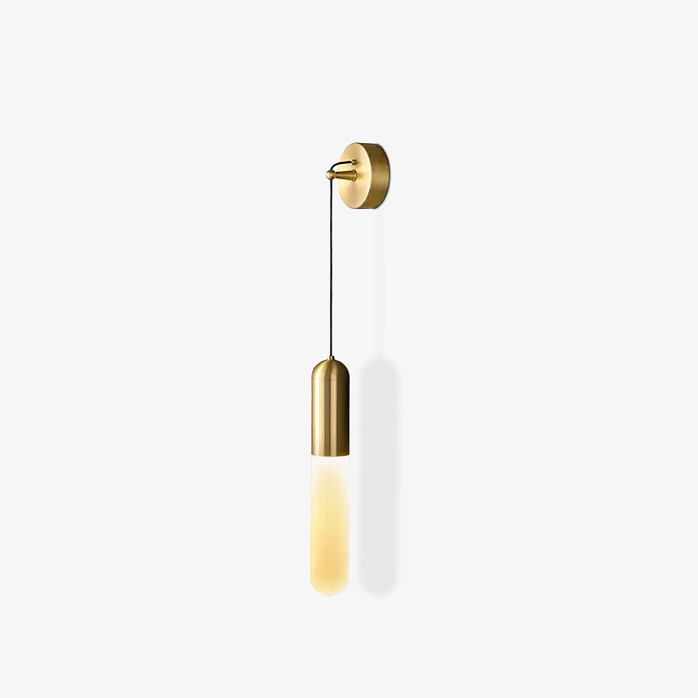 Lampe Murale Moderne Minimaliste en Acrylique et Laiton