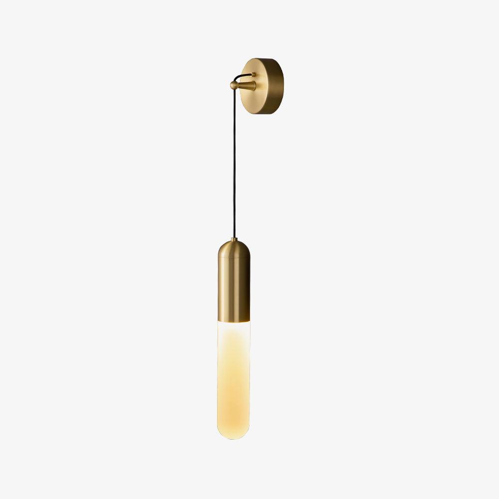 Lampe Murale Moderne Minimaliste en Acrylique et Laiton