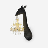 Applique Murale Girafe Artistique Avec Lustre En Cristal