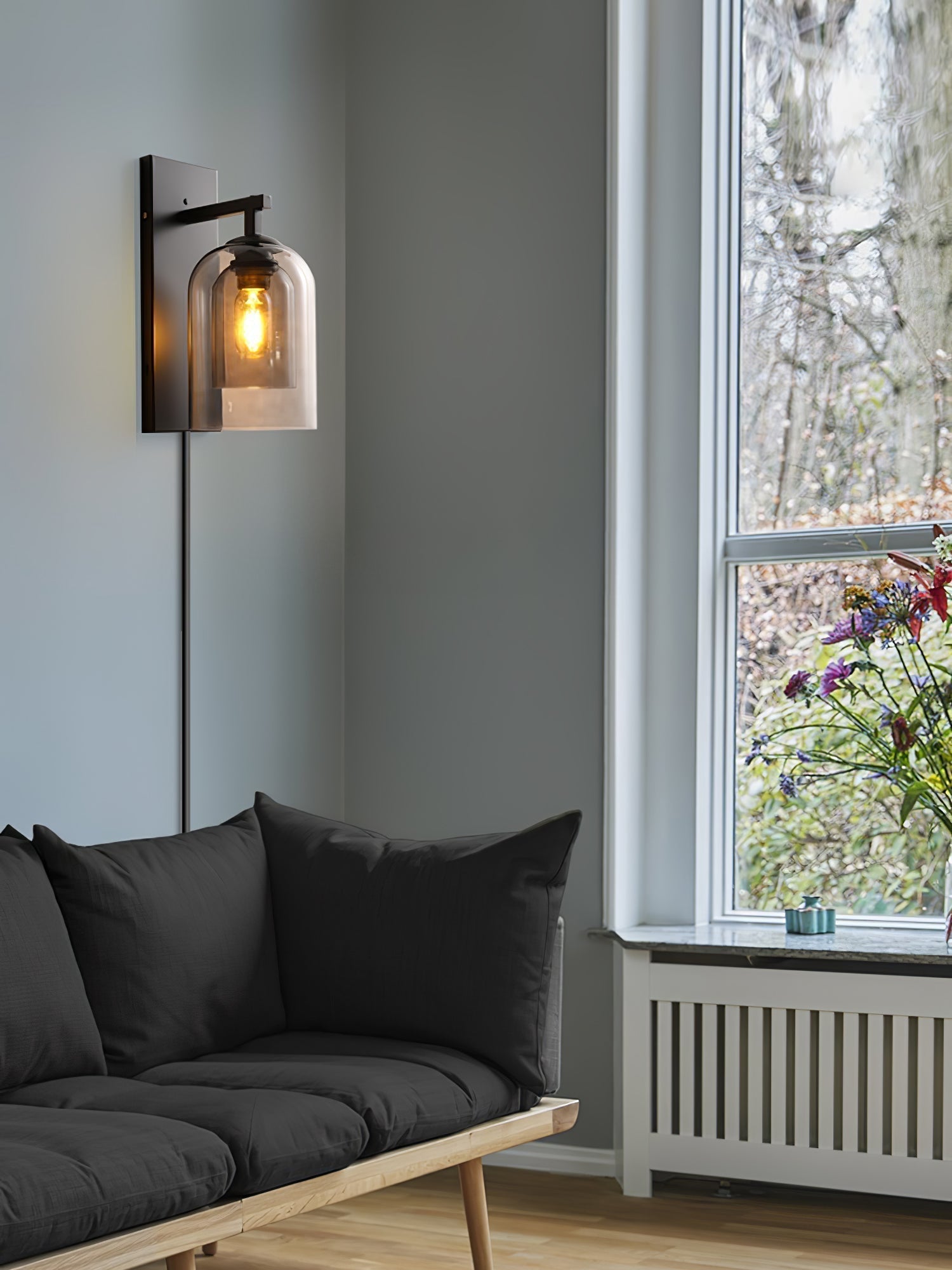 Lampe Murale Tubulaire En Verre Style Nordique Pour Ambiance Chaleureuse