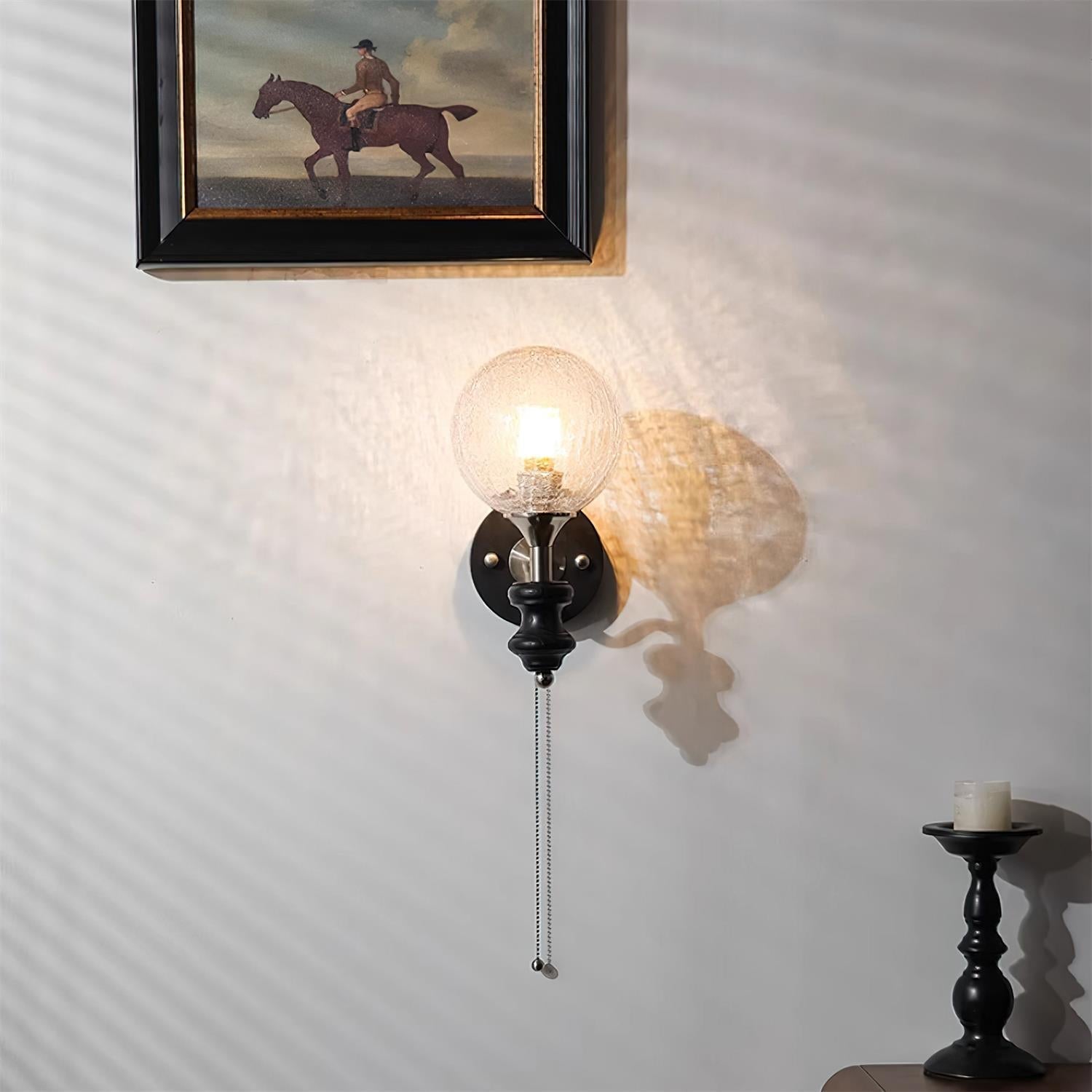 Luminaire Mural Rétro Verre Opalin Éclairage Doux Raffiné