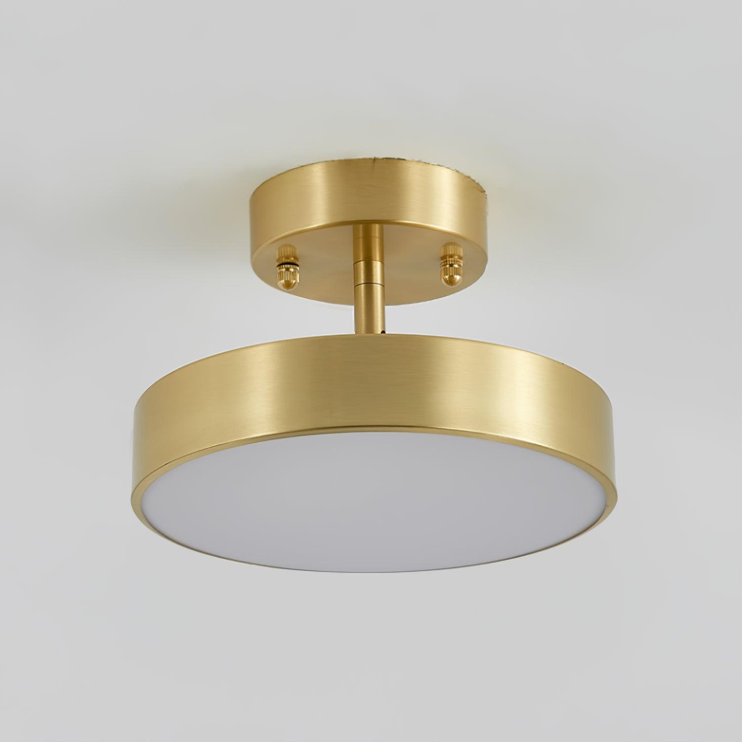 Plafonnier Rotatif Minimaliste En Métal Avec LED Et Températures Ajustables