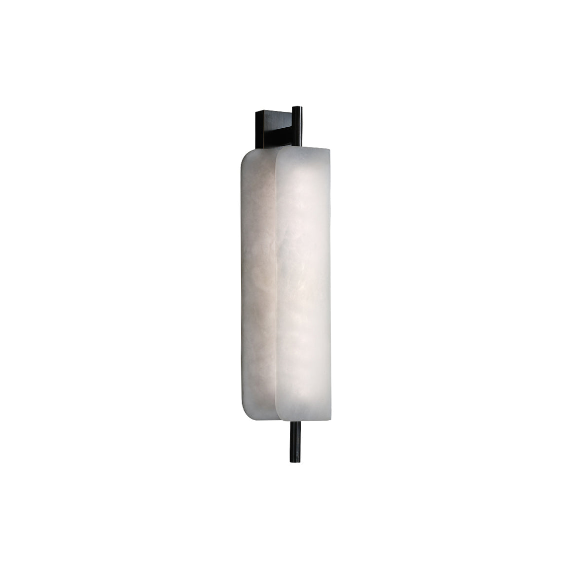Applique Murale Albâtre Blanc Minimaliste Moderne Pour Éclairage Doux