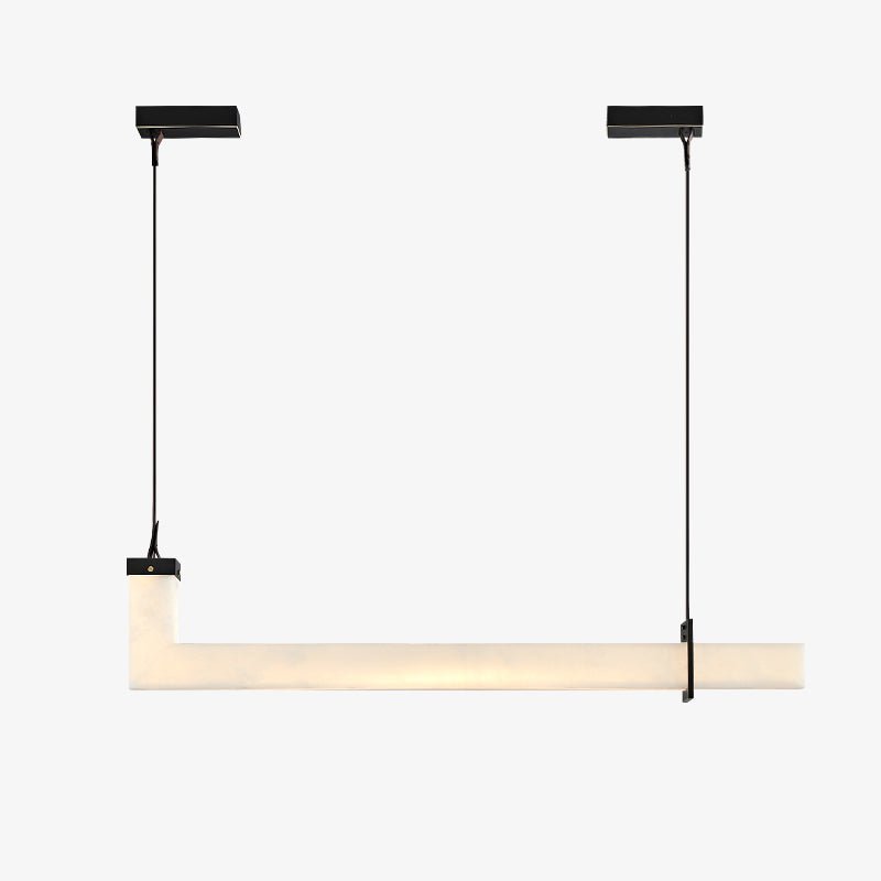 Suspension Profilée En Albâtre Avec LED Intégrée Et Températures Ajustables