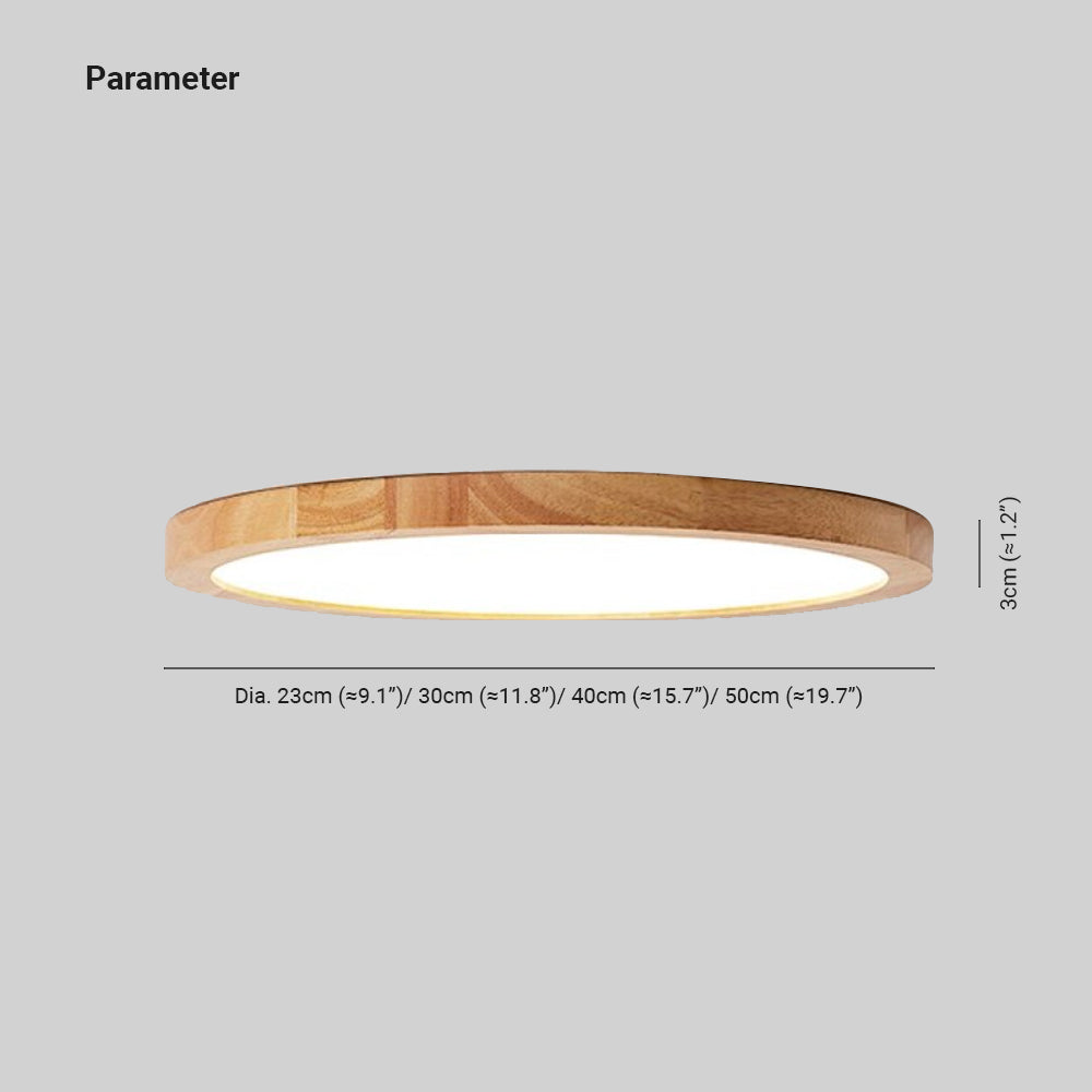 Plafonnier Rond En Bois Naturel Pour Salon Ambiance Chaleureuse